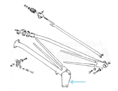 TABLA BAĞLANTI İÇ BORUSU (4 CİVATALI BORU)
