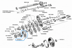 ŞANZUMAN DİŞLİSİ BCS622 - 20971 137,70mm